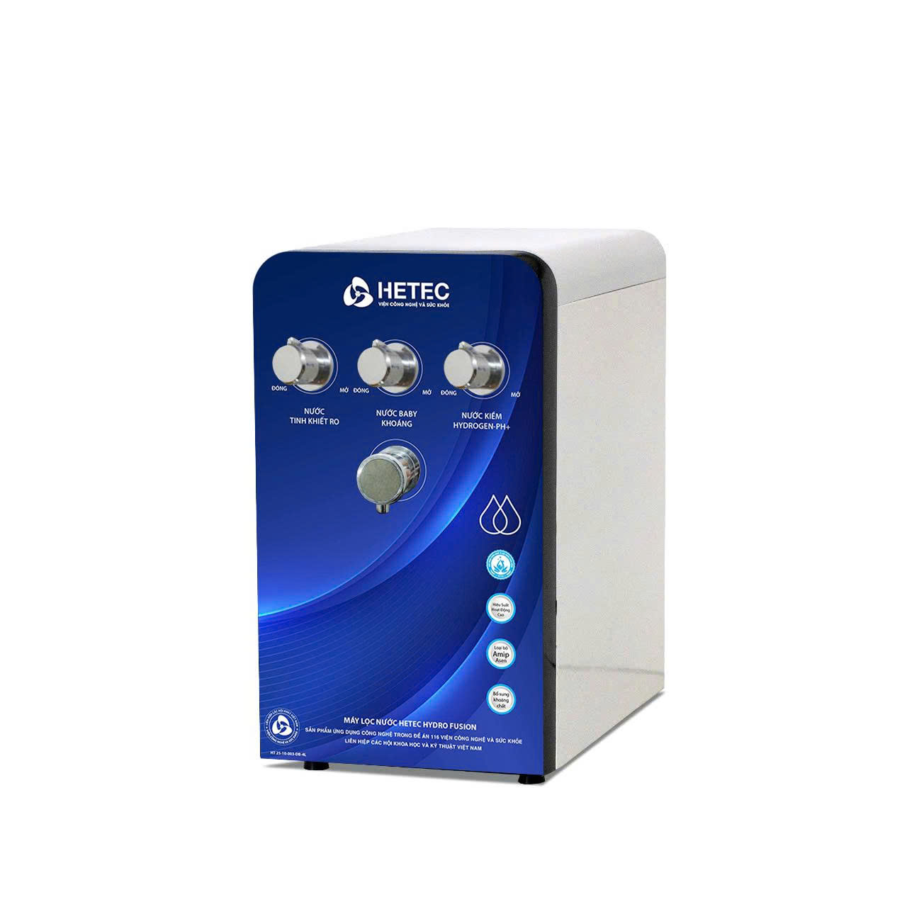 Máy lọc nước HETEC Hydro Fusion – Sự kết hợp hoàn hảo giữa lọc RO và Hydrogen