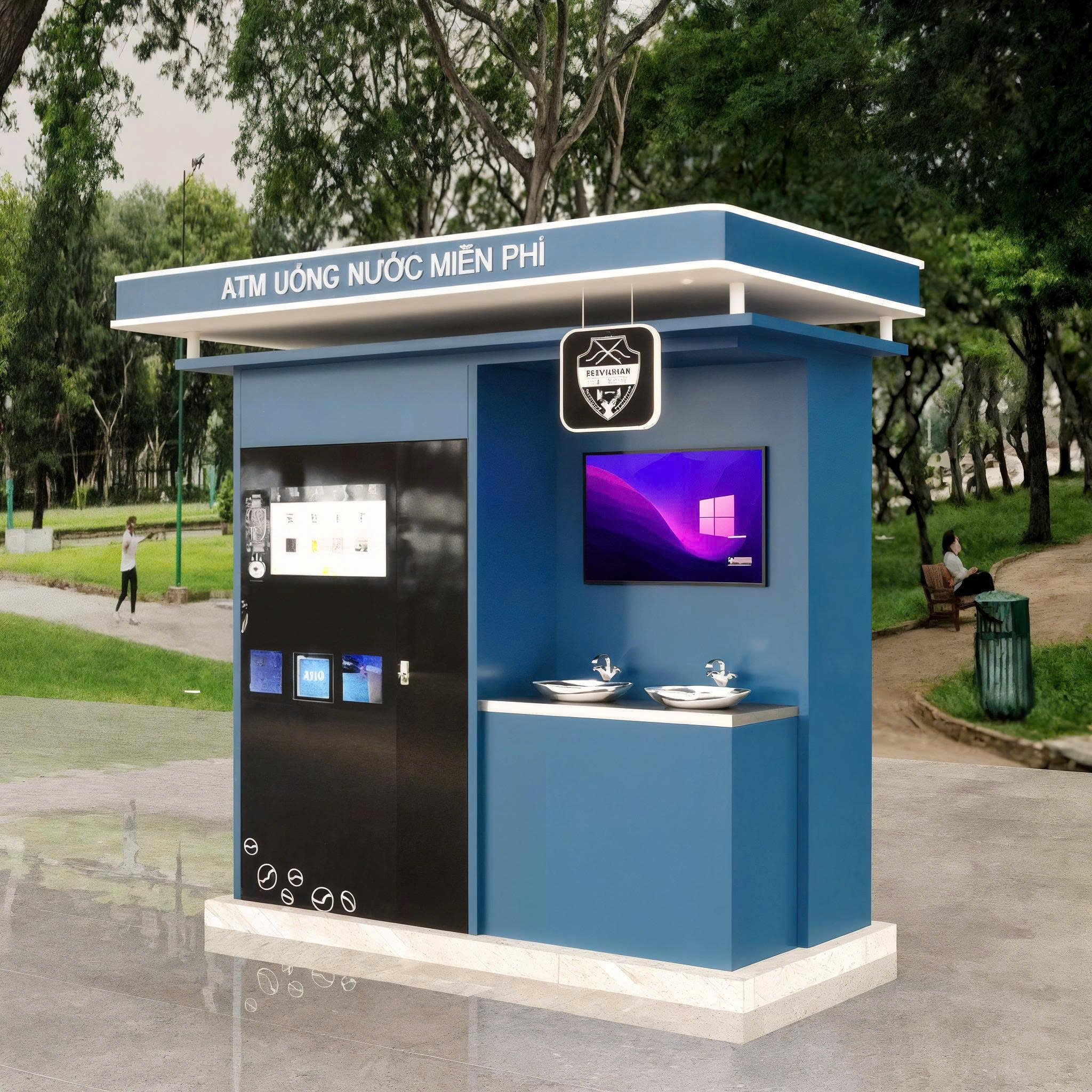 Dự án 1000 ATM nước uống miễn phí: chung tay xây dựng đô thị xanh, văn minh, bền vững